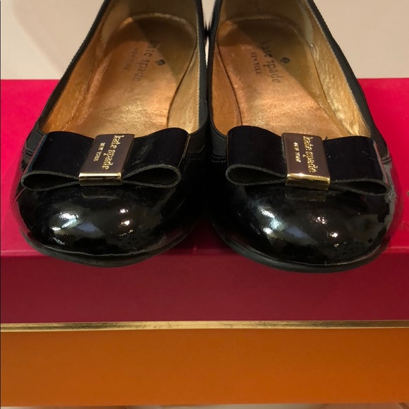 Kate Spade Tock Patent Bow Flats 6.5 (6) - Picture 4 of 8